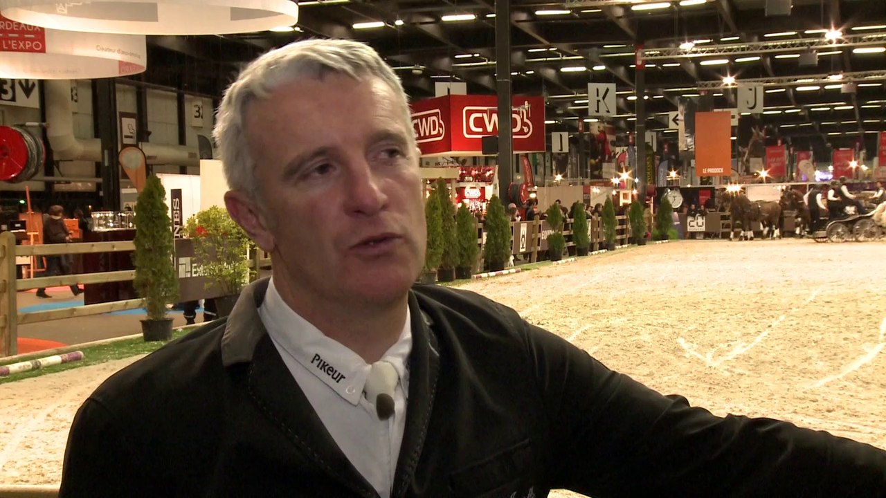 interview de Roger-Yves-BOST second au CSI5*- Longines FEI World Cup