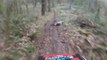Dirt Bike Trail Riding - Rider Falls Off His Motorcyle