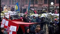 Ukraine: pro and anti‐government demonstrators clash in central Kyiv