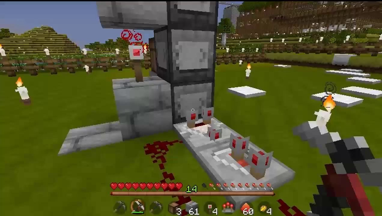 Minecraft (1.5.2) #28 - การทำ Lift ส่ง Item