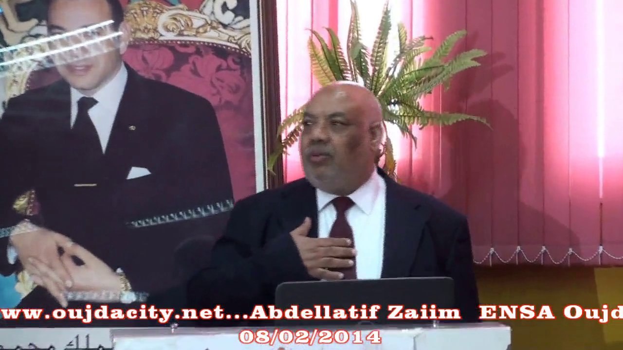 كلمة  الزعيم عبداللطيف رئيس الجمعية الوطنية لمنتجي بيض الاستهلاك بجامعة محمد الأول بوجدة