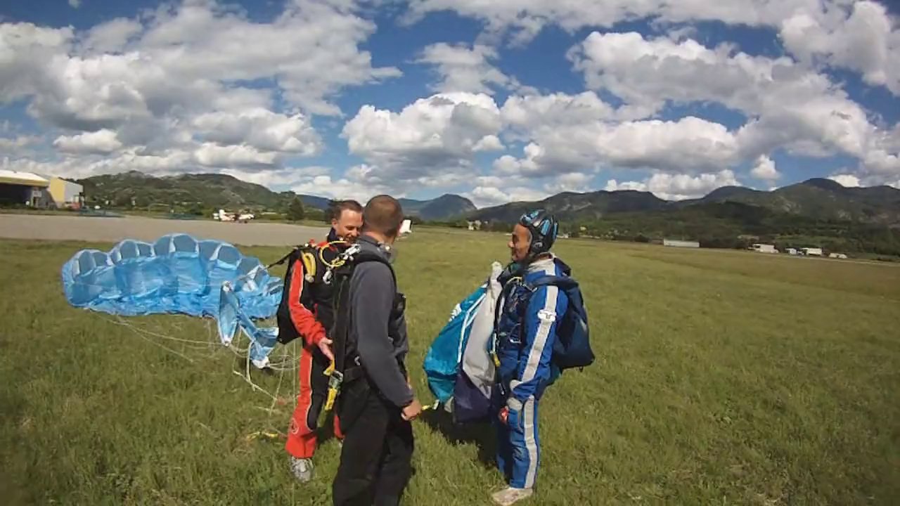 Thibault saut chute libre parachute