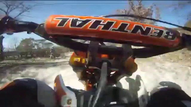 Motocross Pitbike Jump Crash