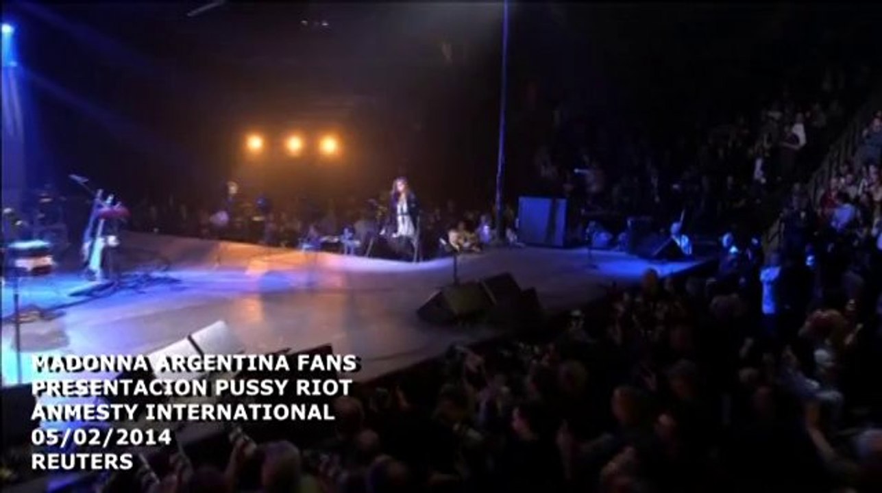 Madonna in Amnesty Concert with Masha and Nadya