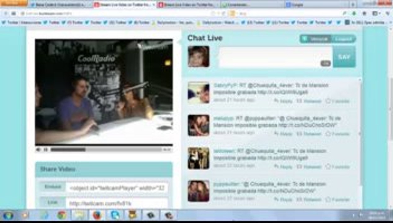 Iliana habla de Pedro en twitcam del programa Casita Imposible (Cool Radio HD) - 07 de Febrero