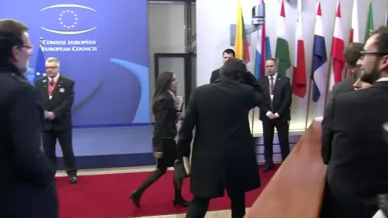 Dan el alto a Rajoy en el Consejo Europeo: "¡The Spanish president!"