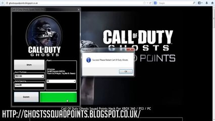 Call Of Duty Ghosts Squad Points Hack 2014