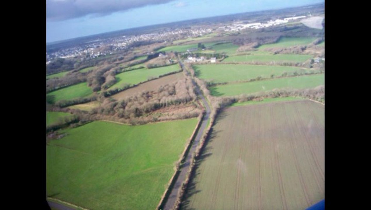 Ballade en avion au dessus du pays des abers