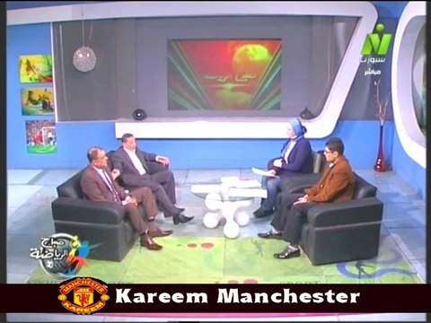 اسامه عبد البارى - ماهر عبد العزيز ضيوف الاعلاميين طارق رضوان ومني عبد الكريم في صباح الرياضه 9 فبراير 2014