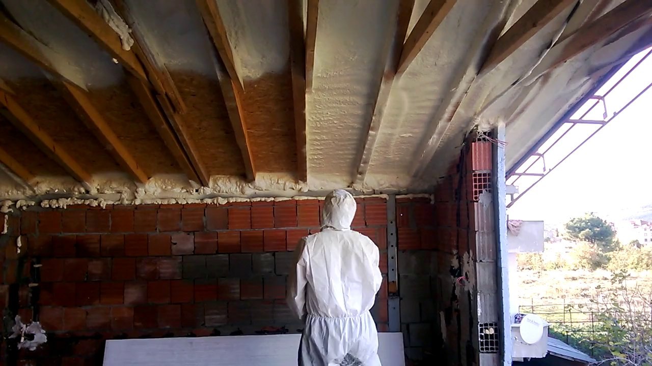 ÇATI POLİÜRETAN KÖPÜK İZOLASYON ISI SUS SES 0533 662 92 68