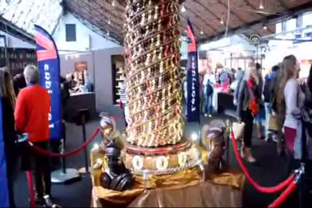 Brüksel çikolata fuarına ziyaretçi akını