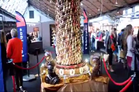 Brüksel çikolata fuarına ziyaretçi akını