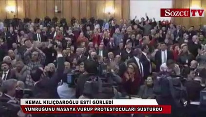 Kılıçdaroğlu yumruğunu masaya vurdu ve...