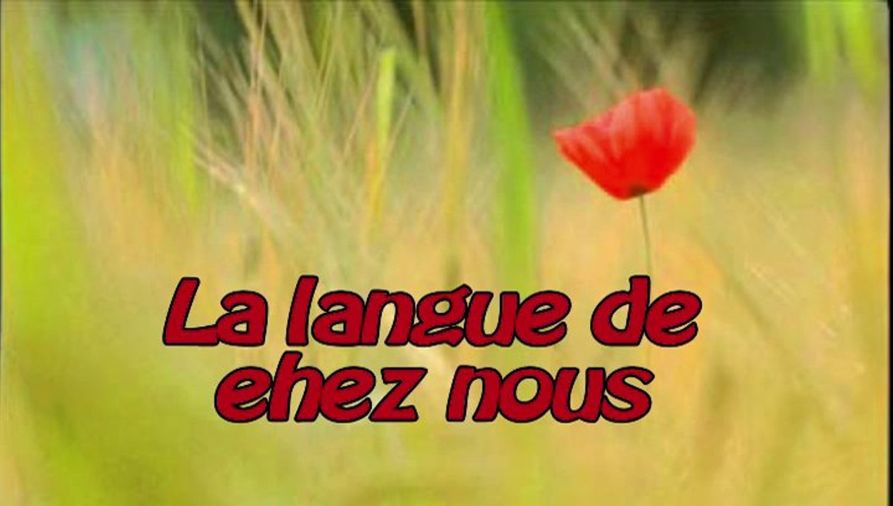 La langue de chez nous par Jean-Loup
