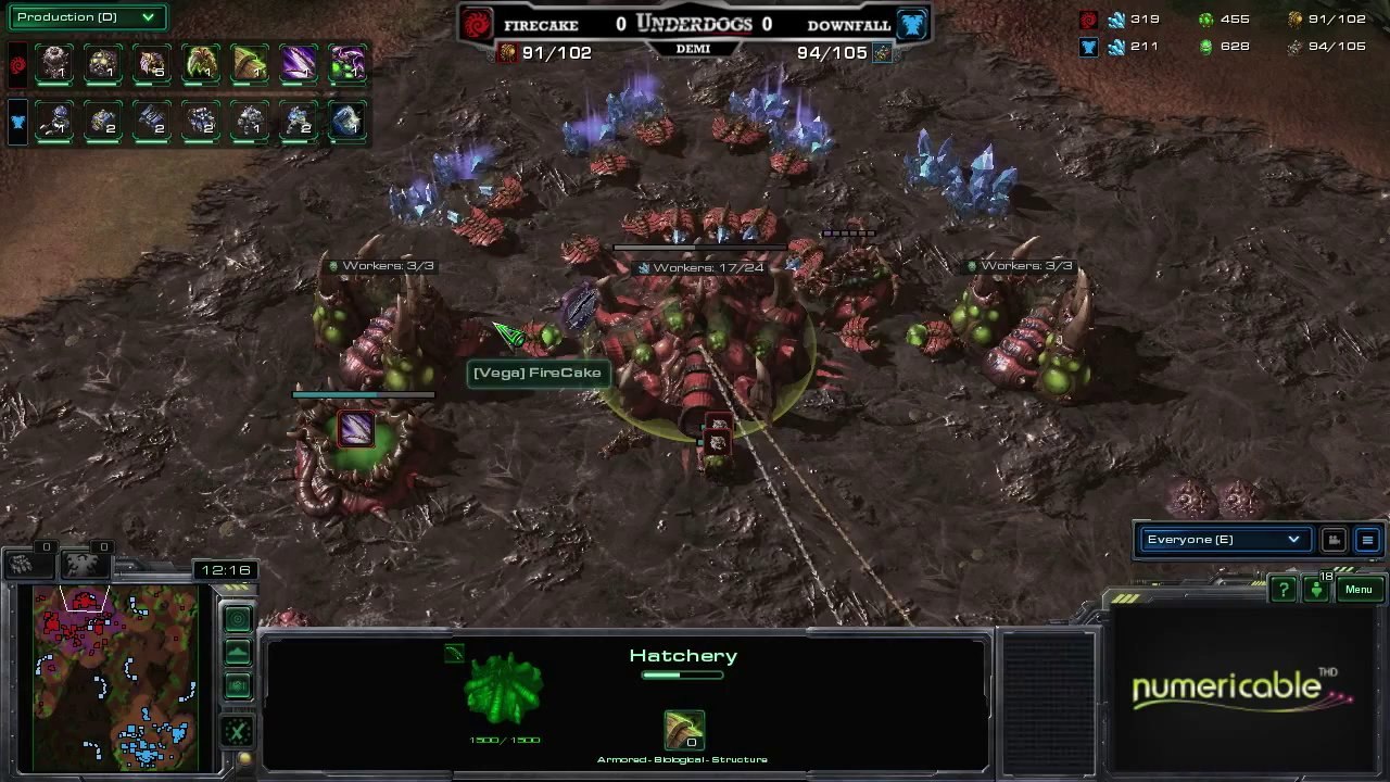 [S05E02] UnderDogs du 03/02/2014 - FireCake vs Downfall - Map 1