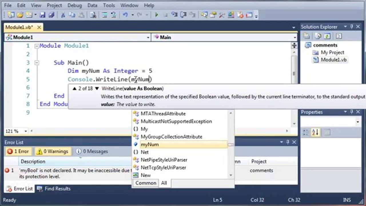 008 - Variables inside vb.net