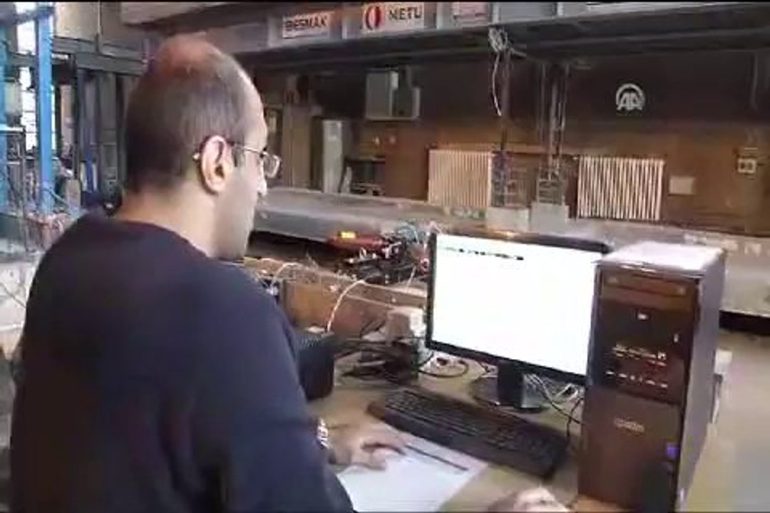 Köprü üzerinde deprem testi