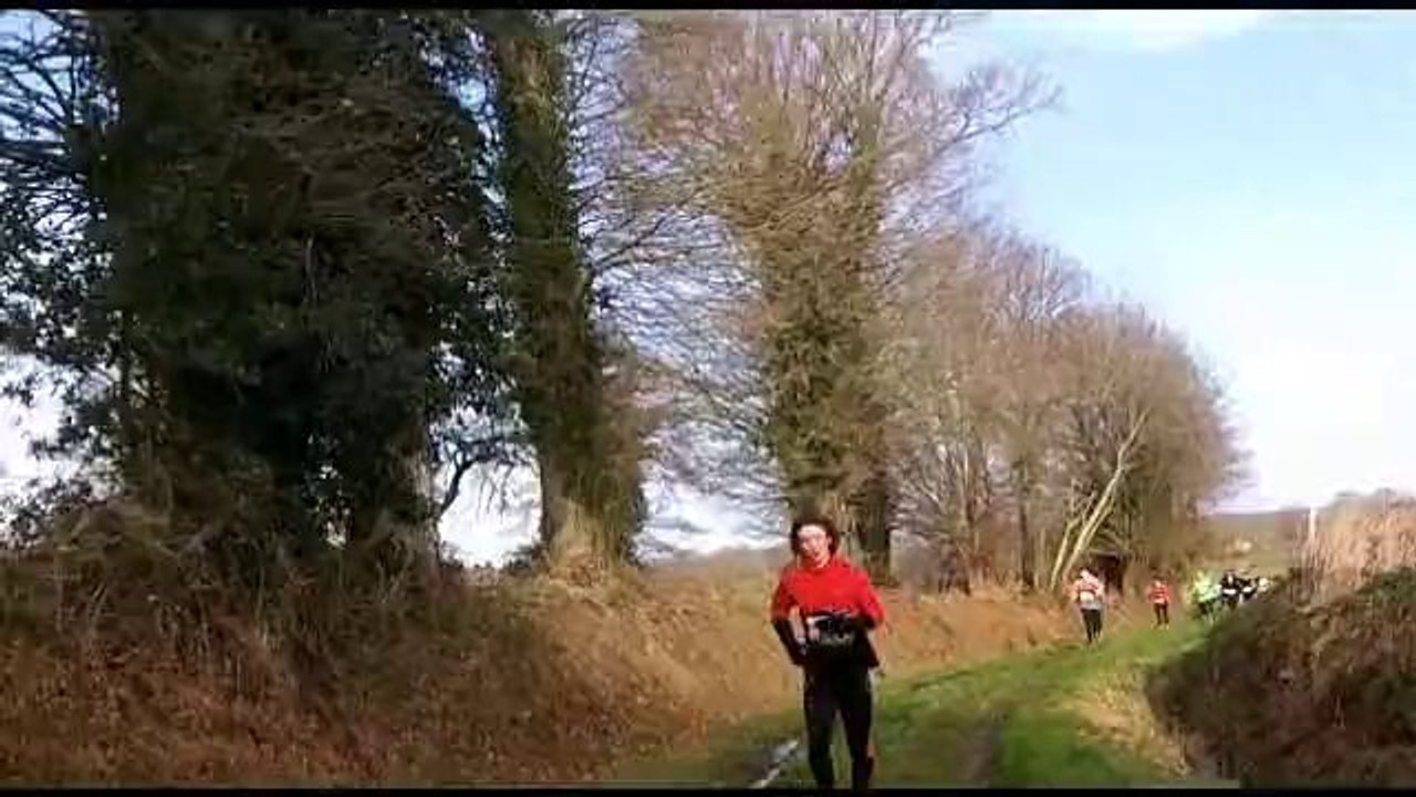 course de la st valentin à chasné-sur-illet 9 février 2014 avec MARIO ET SON PETIT VELO