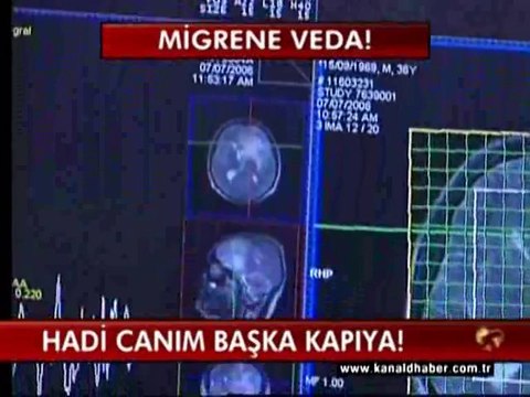 Kanal D, Ana Haber, Migren Tedavisi, Küme Baş Ağrısı Tedavisi, Dr.Emel Gökmen, 2011