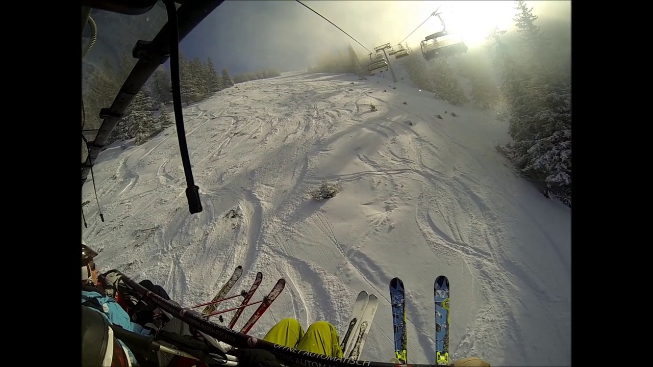 Skiing in Zell Am See, 2014