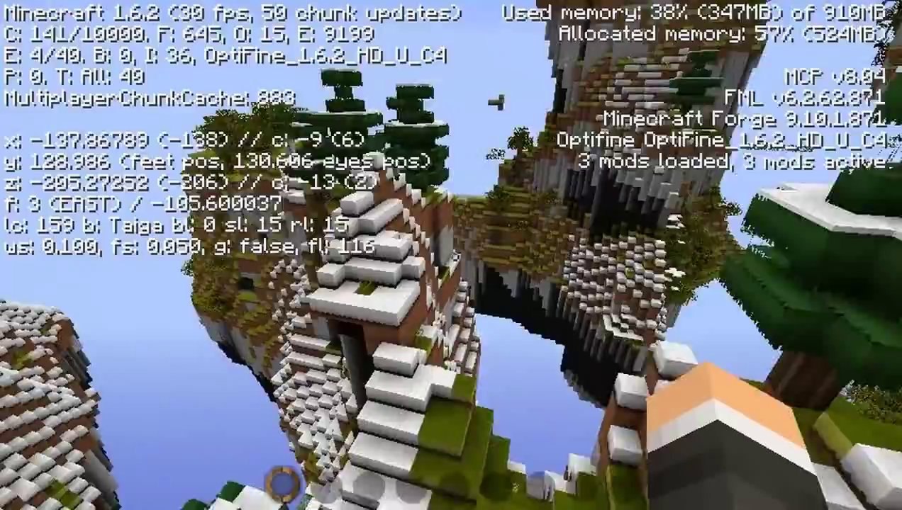 Minecraft - แจก Map Skyland 2013