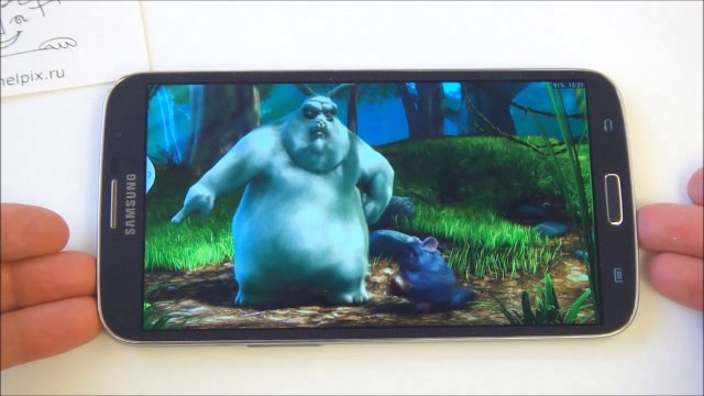 Samsung Galaxy Mega 6.3 - демонстрация работы