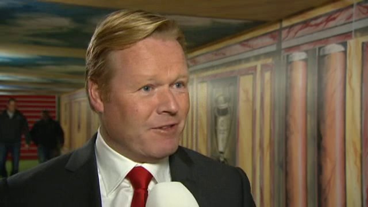 28-10-2012 Koeman vooraf aan Feyenoord – Ajax