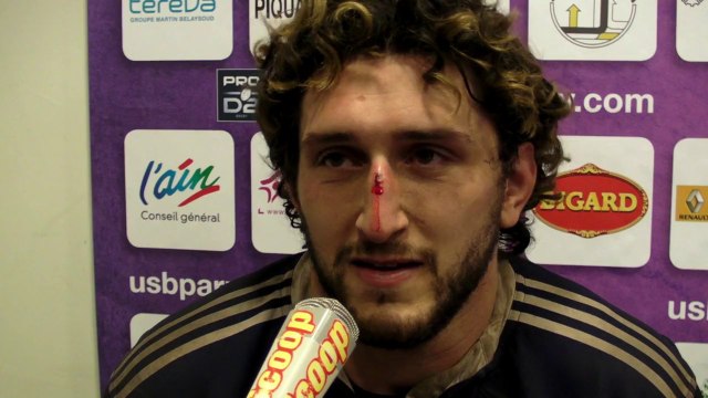 Rugby Pro D2 - Jonathan Giraud réagit après USB - Aurillac