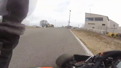 Go Kart Crash Into Wall