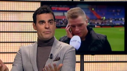 28-10-2-12 John Guidetti vooraf aan Feyenoord - Ajax