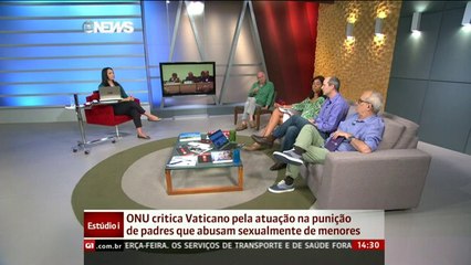 Denúncia da ONU diz que Vaticano acobertou pedofilia, aponta Galeno