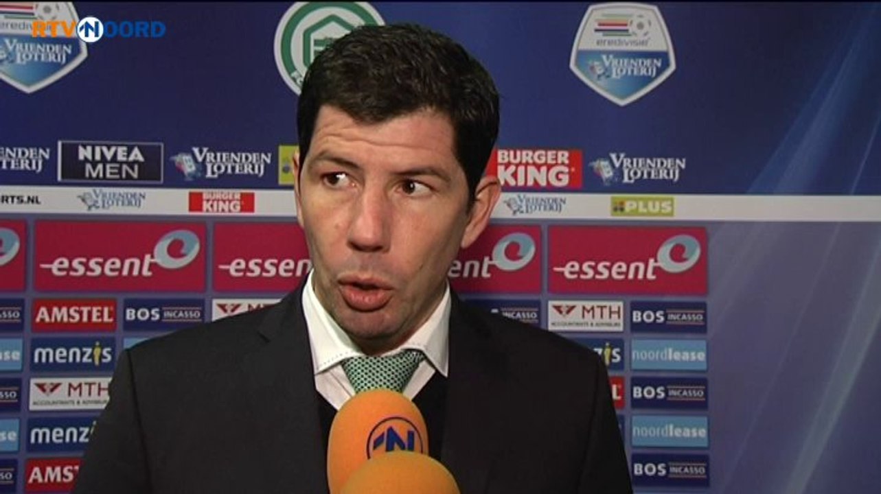 Trainer Erwin van de Looi: Je geeft de goals zo kinderlijk eenvoudig weg - RTV Noord