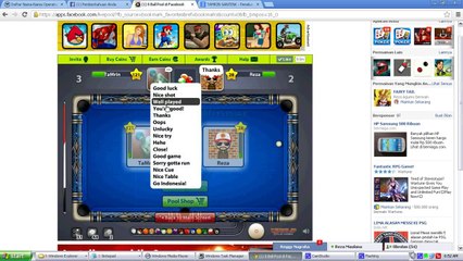 TAMRIN ganTENK VS reZA MauLANa PArt 2(8 baLL pool)