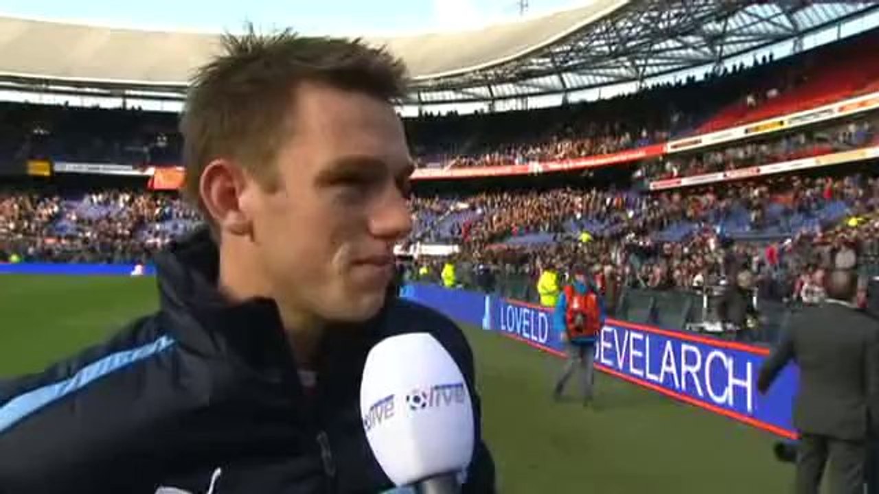 28-10-2012 Stefan de Vrij na Feyenoord - Ajax