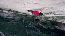 Rock Climber Ascending 1500 Foot Wall Will Leave You A Sweaty Mess