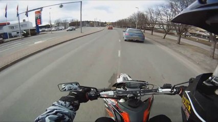 Husqvarna SM125 Test Ride - GoPro HD