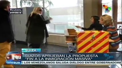 Suiza aprueba restricciones para inmigración masiva a su territorio