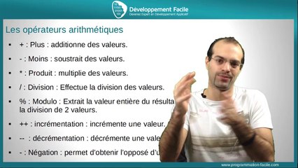 Tous les operateurs arithmetiques de comparaison avec JavaScript