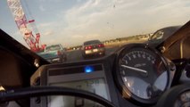 Hitting Top Speed Through Traffic! - CBR Motorcycle