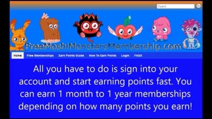 free moshi monsters membership