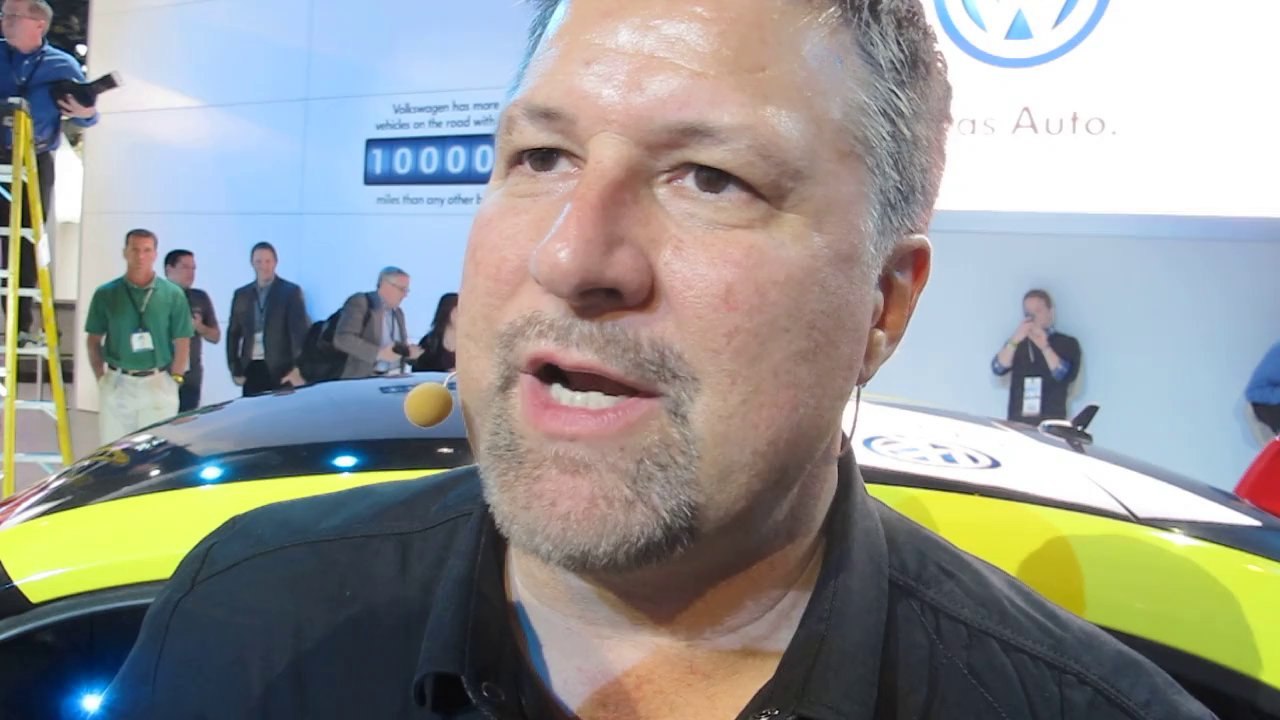 VW Beetle and Mark Andretti Rallycross Racing with a modified Beetle -- Bob Giles NewCarNews.TV