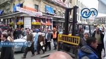 محافظ الأسكندرية يقود حملة لإزالة الاشغالات بميدان المنشية