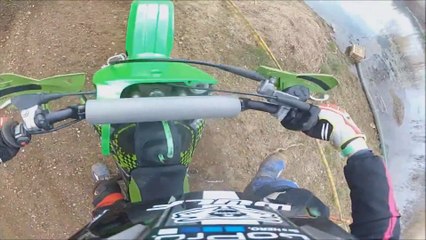 Washbrook Farm MX 2nd Session 1st Lap Crash