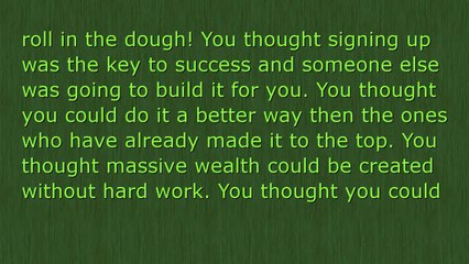 MLM Business For Home Base Business