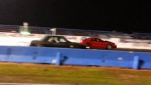 Drag Racing Corvette's - Evo's - Mustang's At Sac Raceway