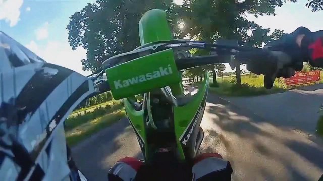 KXF 250 Dirt Bike Wheelie CRASH - GoPro