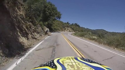 Motorcycle Crash Into Mountain! - GSXR 600