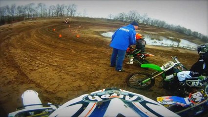 Lucky Rider! Dude Nearly Lands On A Spike After Crashing!