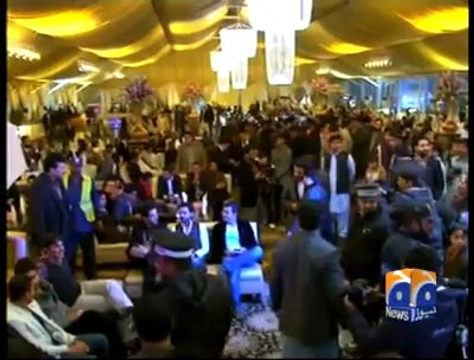 راولپنڈی میں کرکٹر سہیل تنویر کی دعوت ولیمہ کی تقریب
