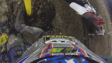 CR125 Bad Dirt Bike Crash - Rocky Mountain Raceway
